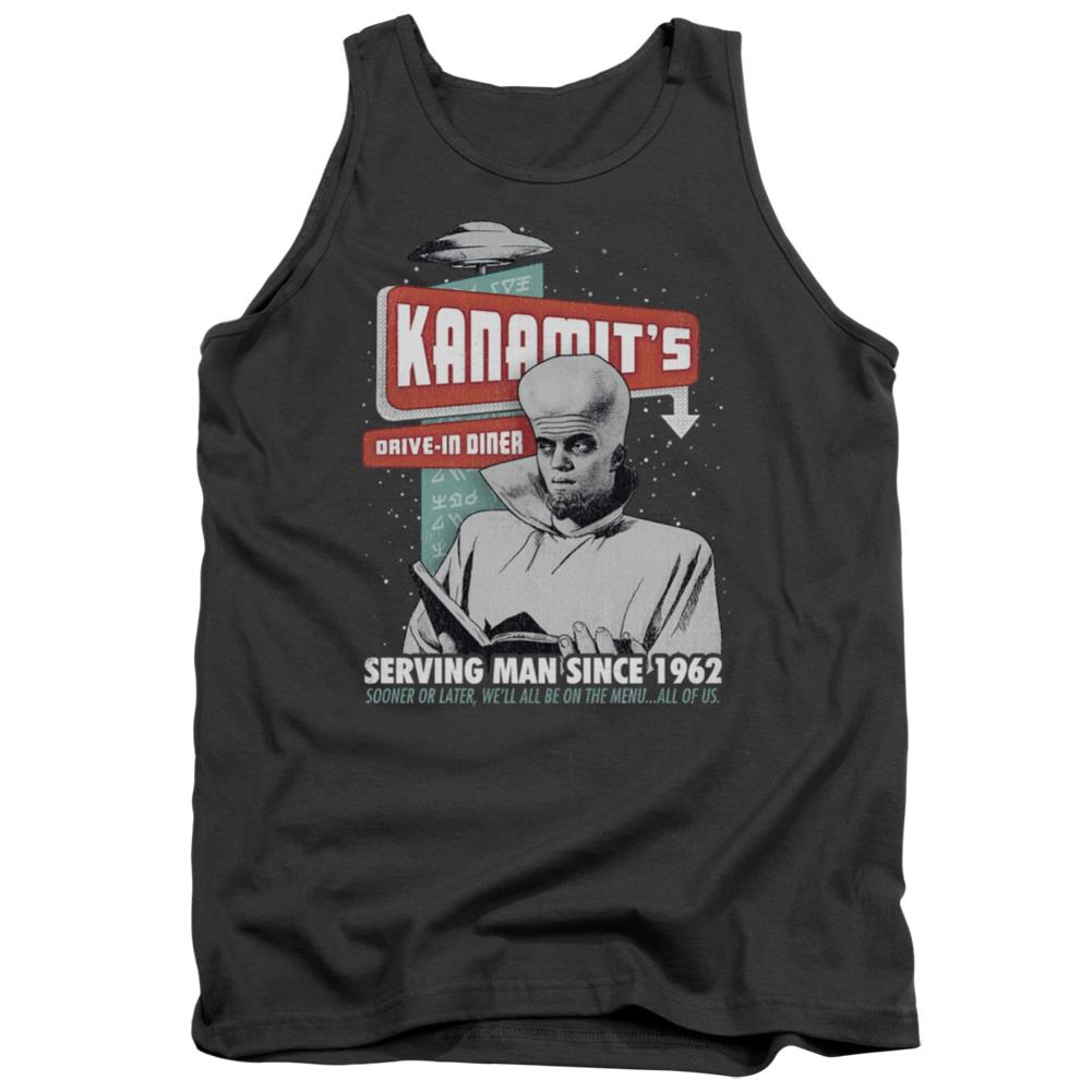 Twilight Zone Kanamit's Diner Men's 18/1 Cotton Tank Top