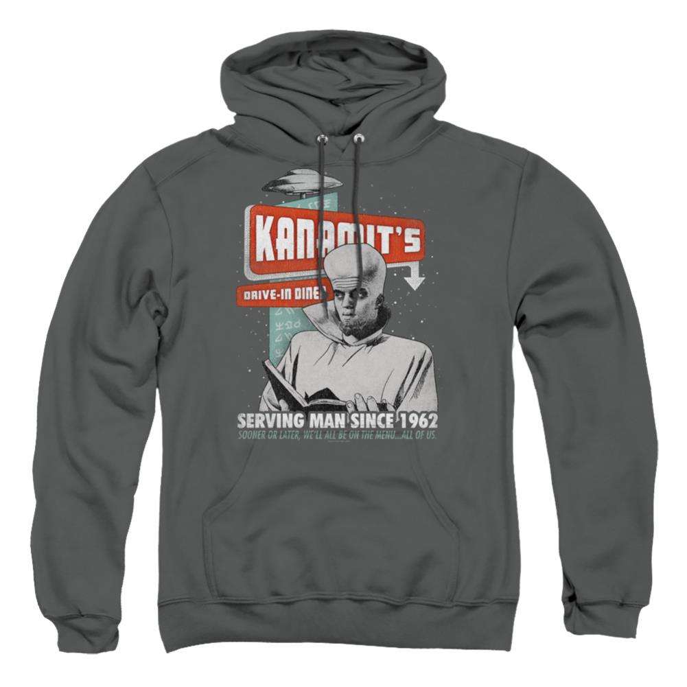 Twilight Zone Kanamit's Diner Men's Pull-Over 75 25 Poly Hoodie