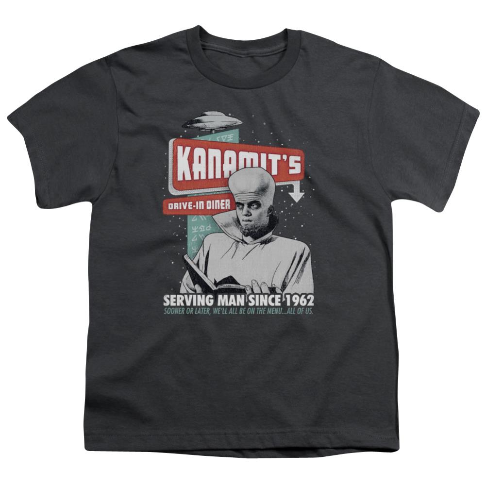 Twilight Zone Kanamit's Diner Youth 18/1 100% Cotton Short-Sleeve T-Shirt