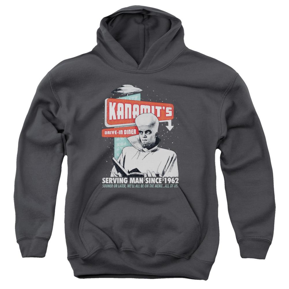 Twilight Zone Kanamit's Diner Youth Cotton Poly Pull-Over Hoodie