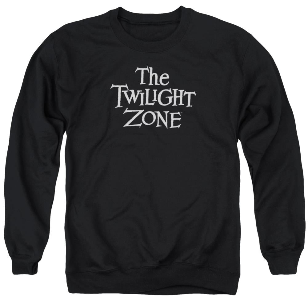 Twilight Zone Logo Men's Crewneck 50 50 Poly Long-Sleeve T-Shirt