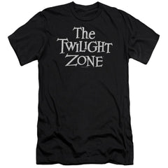 Twilight Zone Logo Men's Ultra-Soft 30/1 Cotton Slim Short-Sleeve T-Shirt