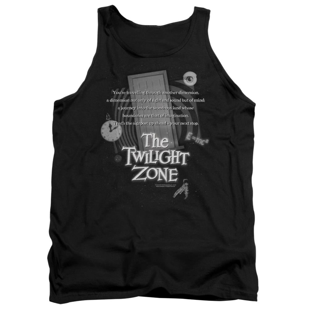 Twilight Zone Monologue Men's 18/1 Cotton Tank Top