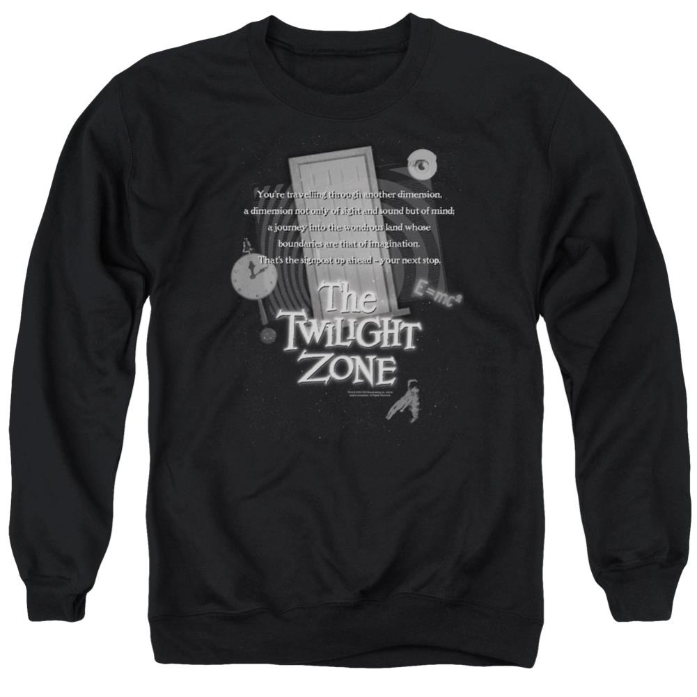 Twilight Zone Monologue Men's Crewneck 50 50 Poly Long-Sleeve T-Shirt