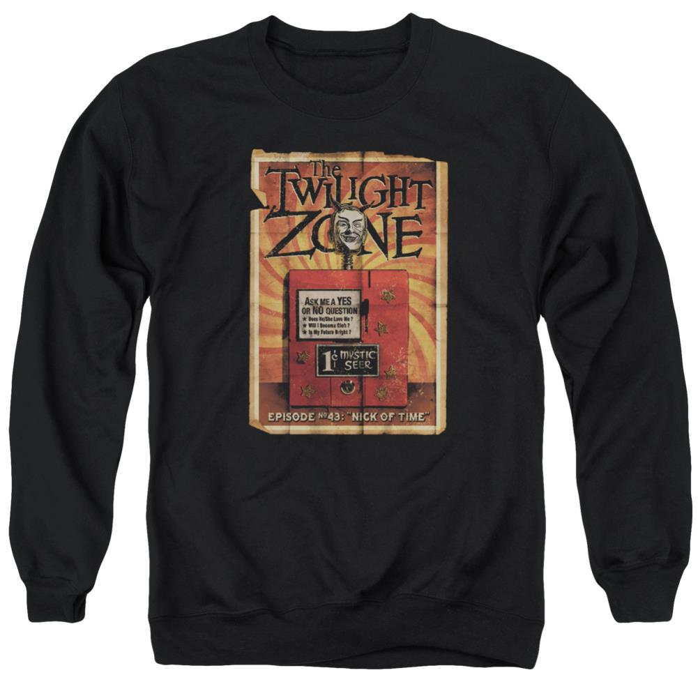 Twilight Zone Seer Men's Crewneck 50 50 Poly Long-Sleeve T-Shirt