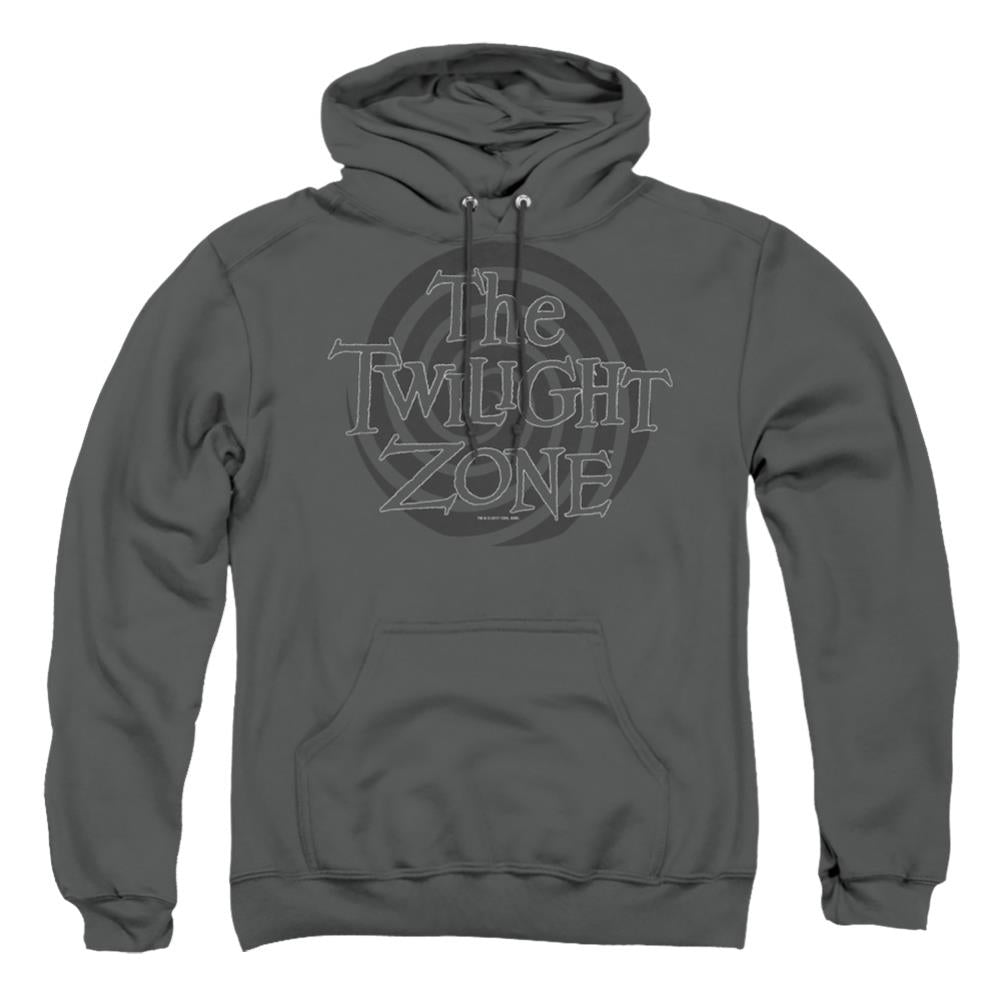 Twilight Zone Spiral Logo Men's Pull-Over 75 25 Poly Hoodie
