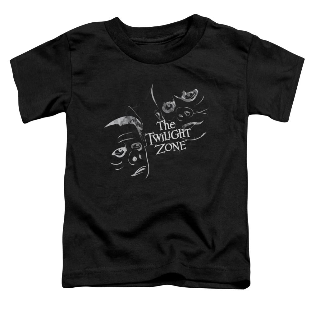 Twilight Zone Strange Faces Toddler 18/1 Cotton Short-Sleeve T-Shirt