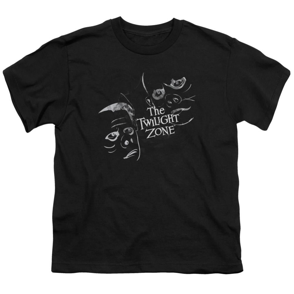 Twilight Zone Strange Faces Youth 18/1 100% Cotton Short-Sleeve T-Shirt