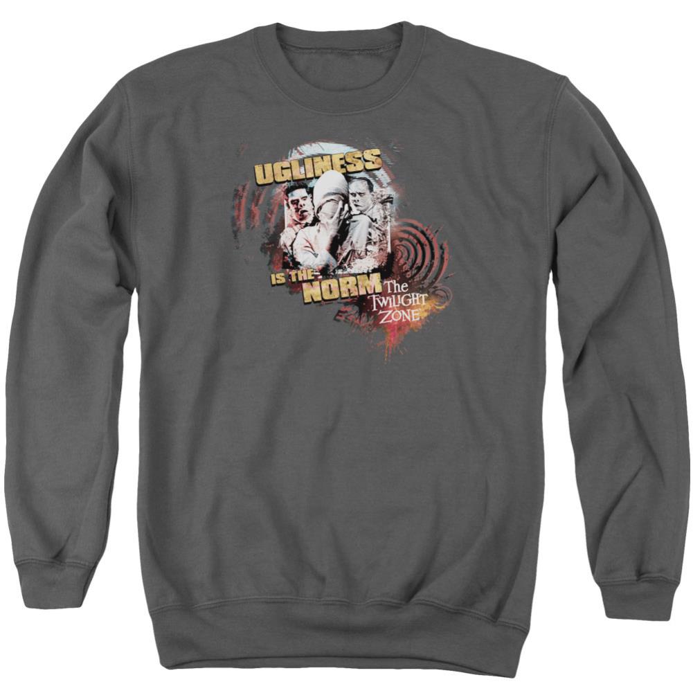 Twilight Zone The Norm Men's Crewneck 50 50 Poly Long-Sleeve T-Shirt
