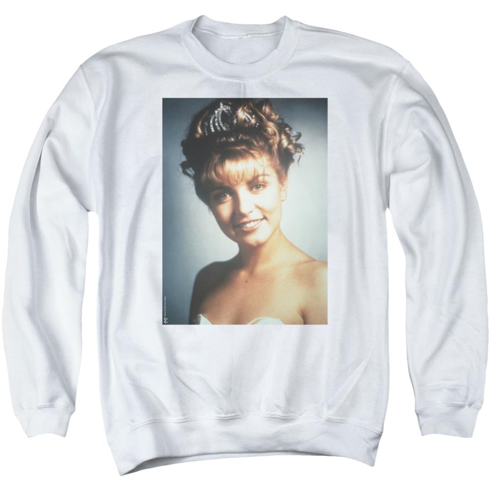Twin Peaks Laura Palmer Men's Crewneck 50 50 Poly Long-Sleeve T-Shirt