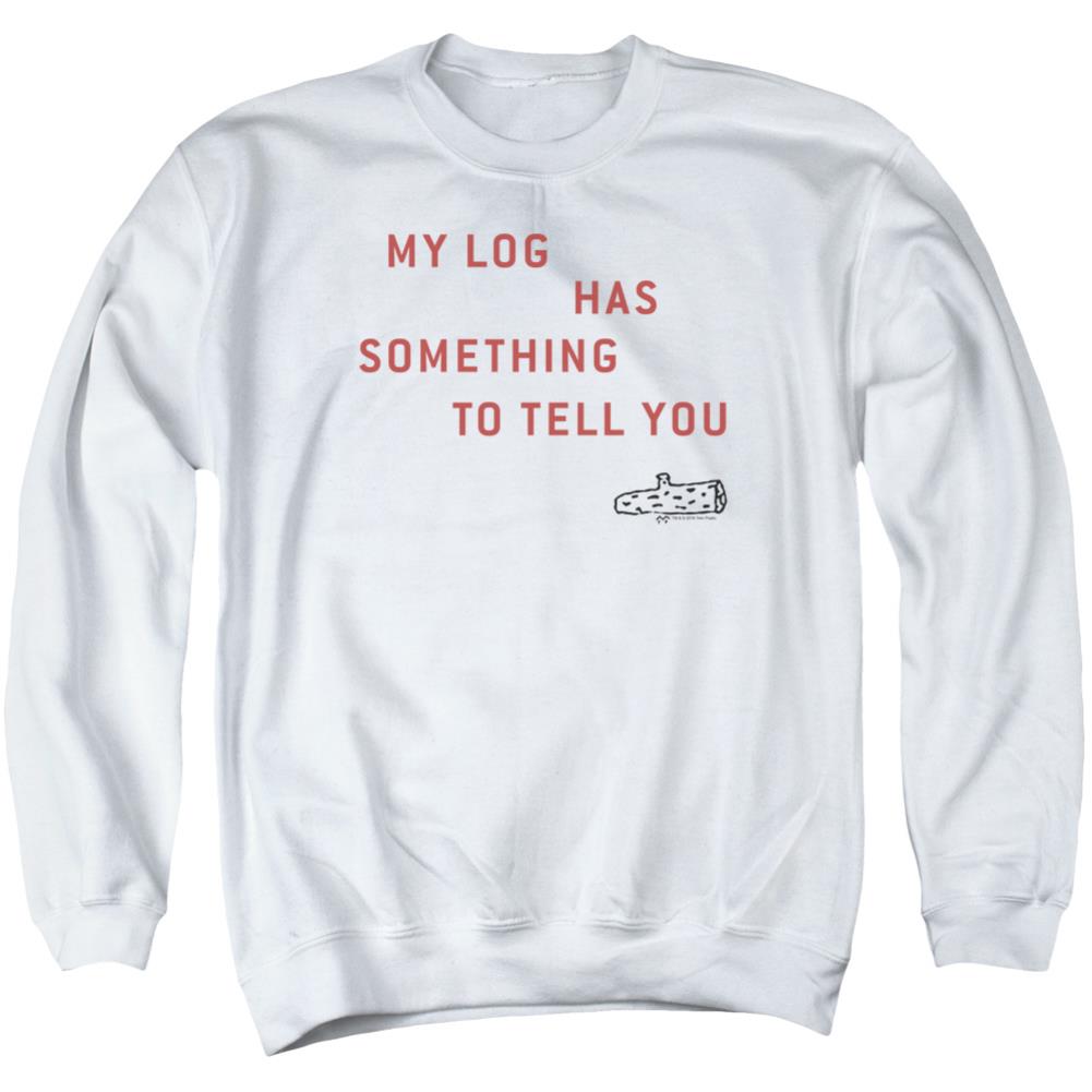 Twin Peaks My Log Men's Crewneck 50 50 Poly Long-Sleeve T-Shirt