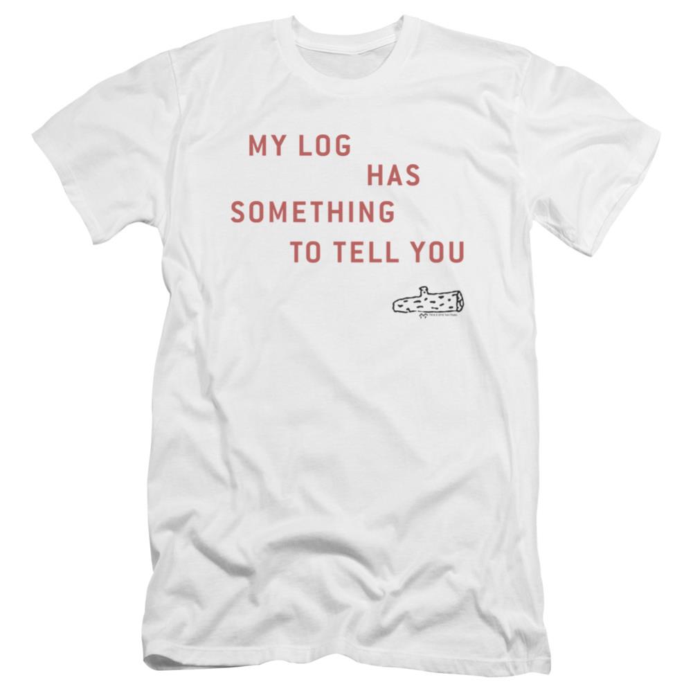 Twin Peaks My Log Men's Ultra-Soft 30/1 Cotton Slim Short-Sleeve T-Shirt