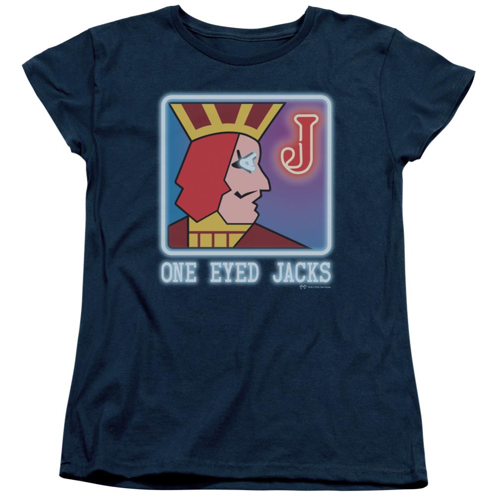 Twin Peaks One Eyed Jacks Women's 18/1 Cotton Short-Sleeve T-Shirt