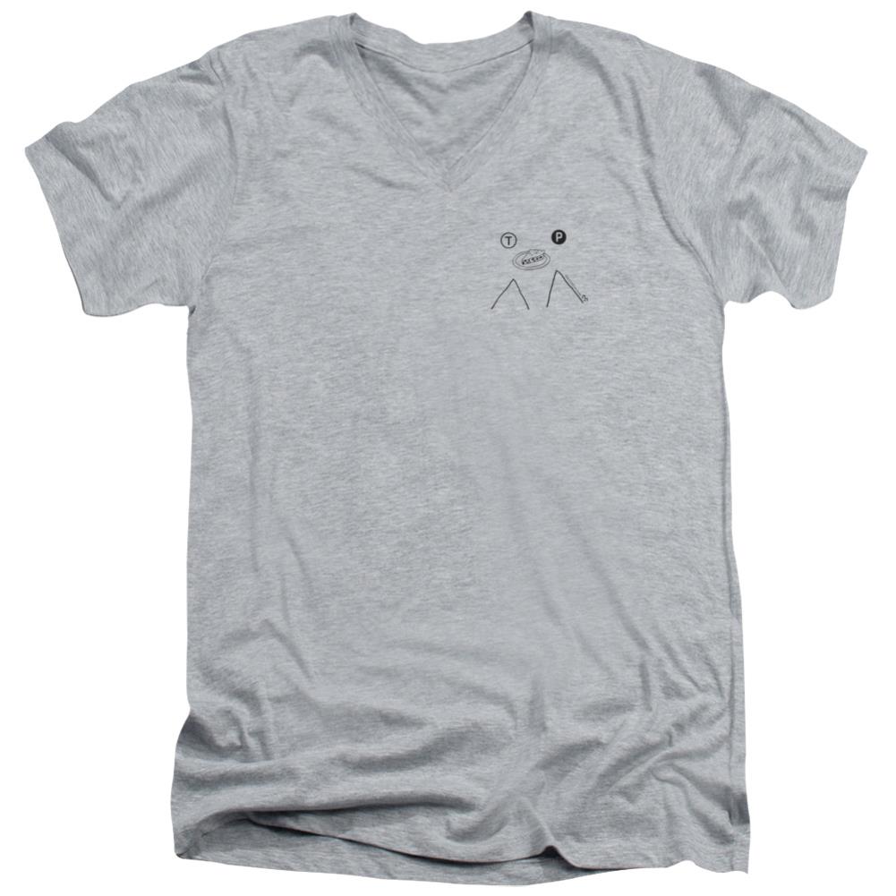 Twin Peaks Peak Pie Men's 30/1 Cotton Slim V-Neck T-Shirt