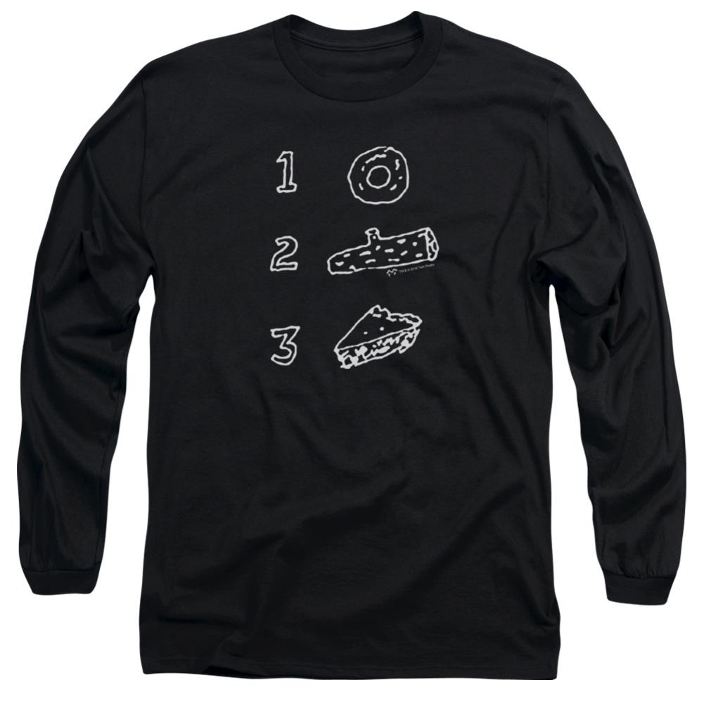 Twin Peaks Pie Log Donut Men's 18/1 Cotton Long-Sleeve T-Shirt