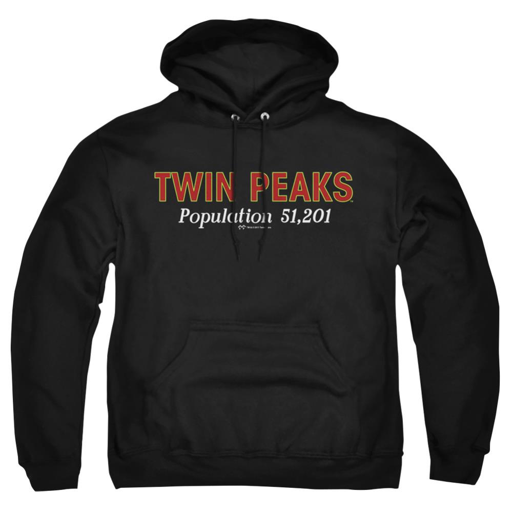 Twin Peaks Population Men's Pull-Over 75 25 Poly Hoodie