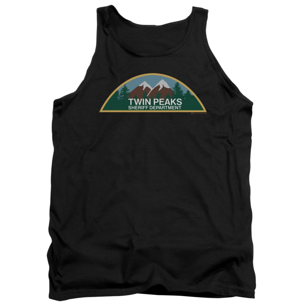 Twin Peaks Sheriff Department Men's 18/1 Cotton Tank Top