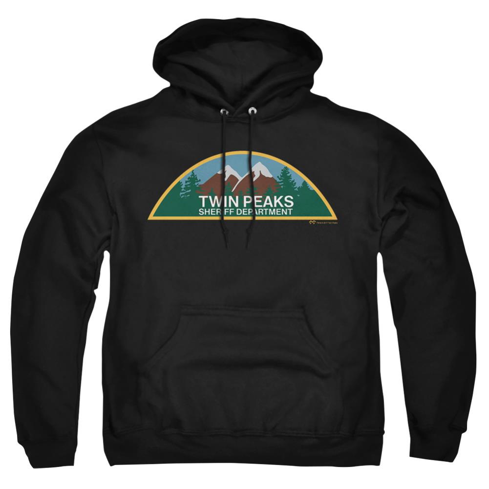 Twin Peaks Sheriff Department Men's Pull-Over 75 25 Poly Hoodie