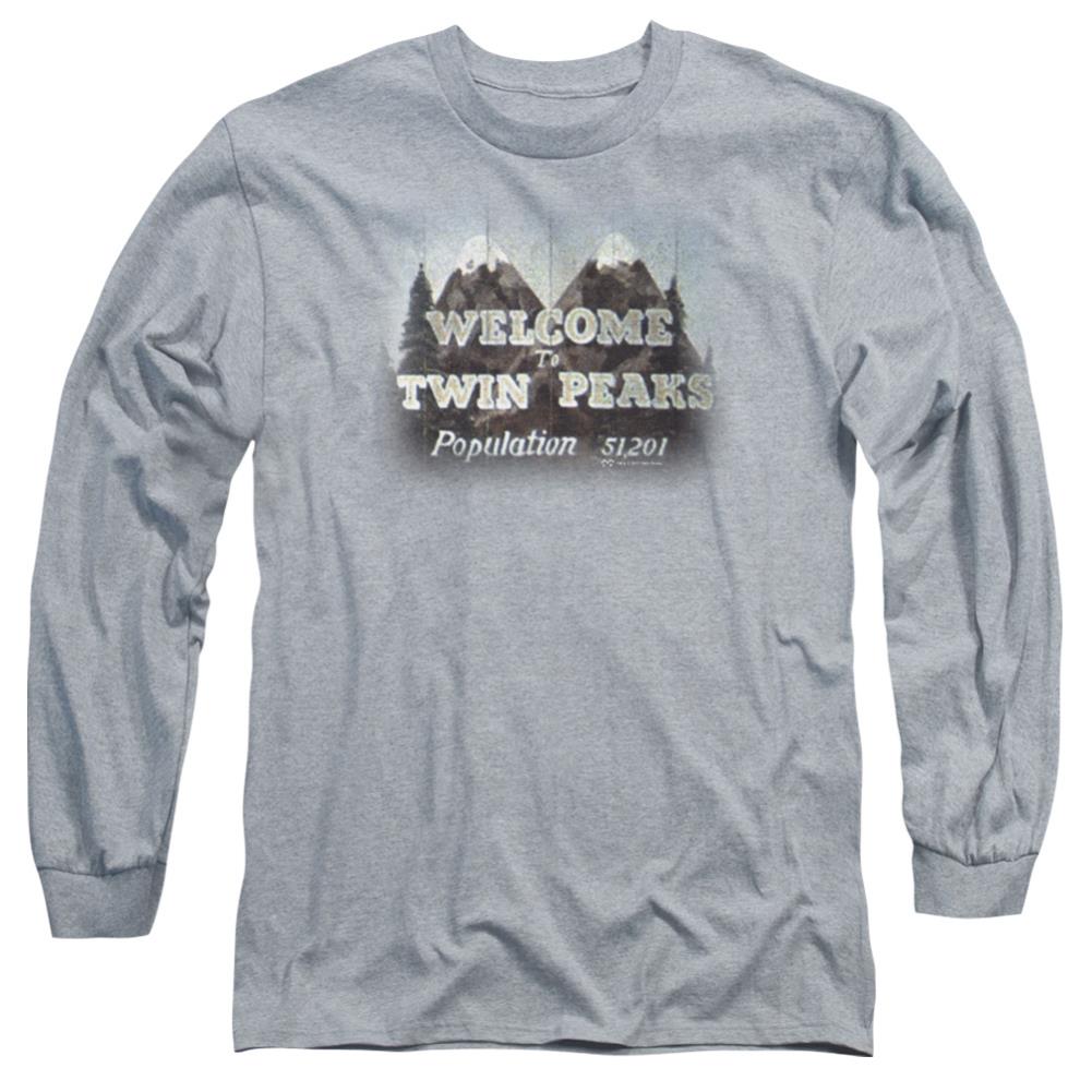 Twin Peaks Welcome To Men's 18/1 Cotton Long-Sleeve T-Shirt