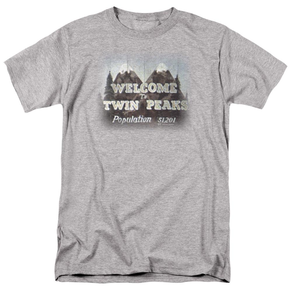 Twin Peaks Welcome To Men's 18/1 Cotton Short-Sleeve T-Shirt