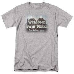 Twin Peaks Welcome To Men's 18/1 Cotton Short-Sleeve T-Shirt