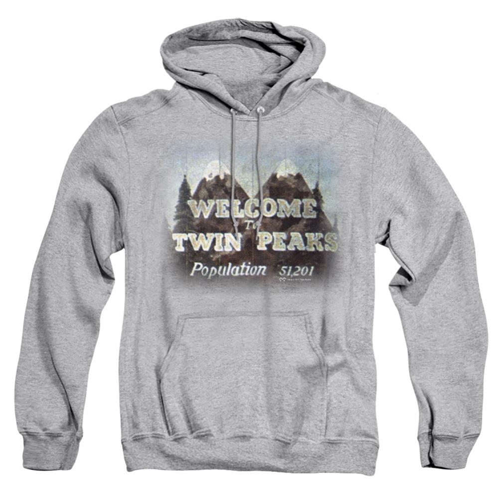 Twin Peaks Welcome To Men's Pull-Over 75 25 Poly Hoodie