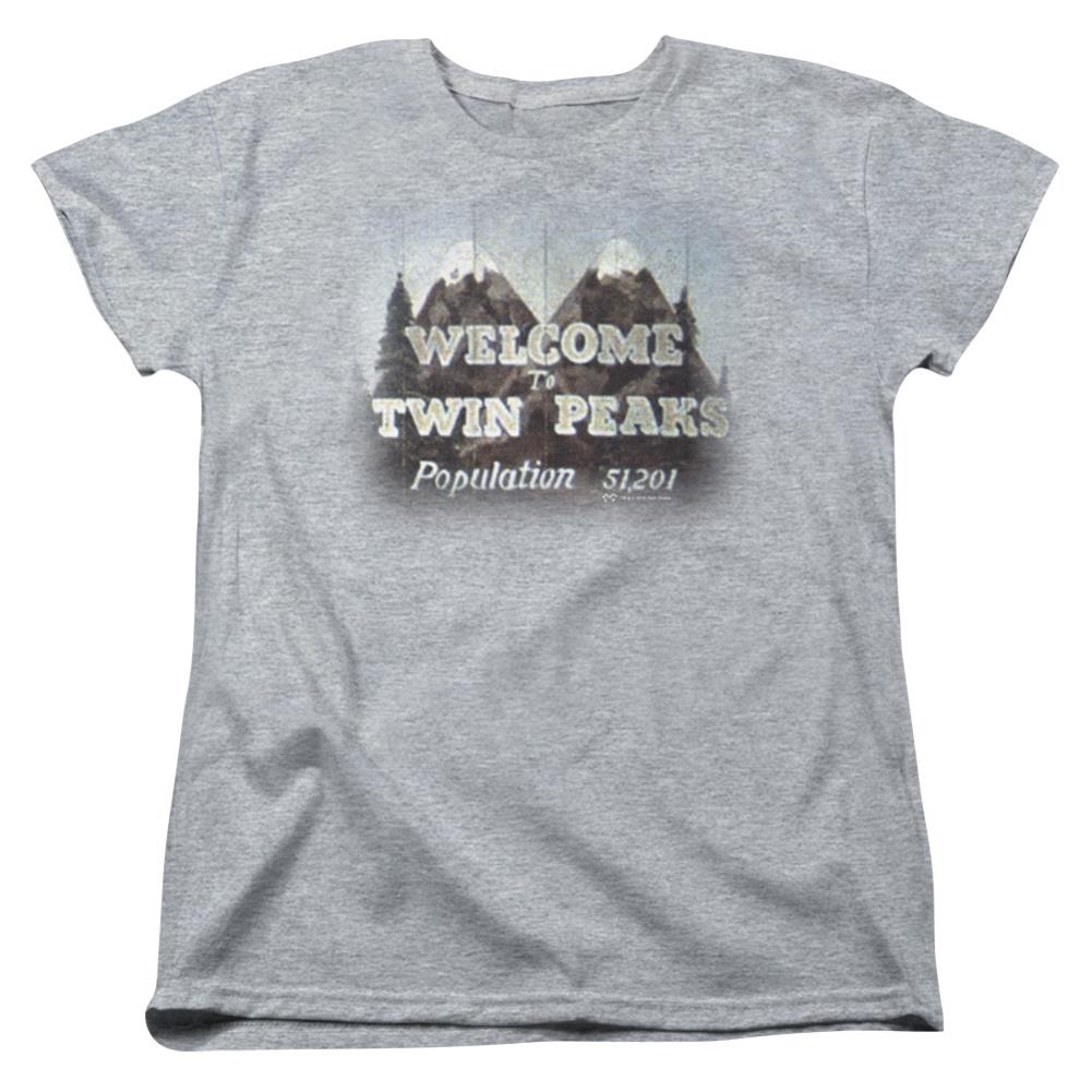 Twin Peaks Welcome To Women's 18/1 Cotton Short-Sleeve T-Shirt