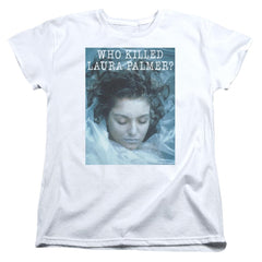 Twin Peaks Who Killed Laura Women's 18/1 Cotton Short-Sleeve T-Shirt