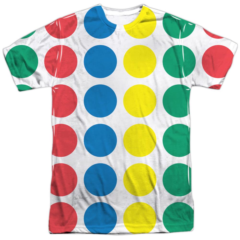 Twister Game Mat Men's Regular Fit Polyester Short-Sleeve T-Shirt