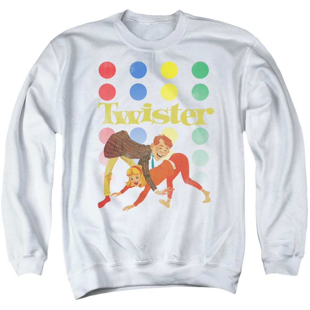 Twister Old School Twister Men's Crewneck 50 50 Poly Long-Sleeve T-Shirt