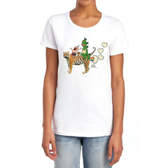 Uncle Grandpa Fart Hearts Women's 18/1 Cotton Short-Sleeve T-Shirt