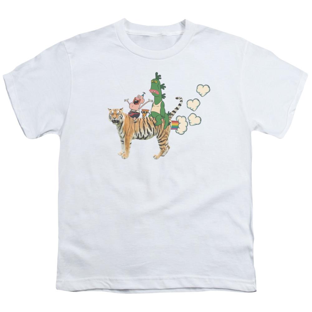 Uncle Grandpa Fart Hearts Youth 18/1 100% Cotton Short-Sleeve T-Shirt