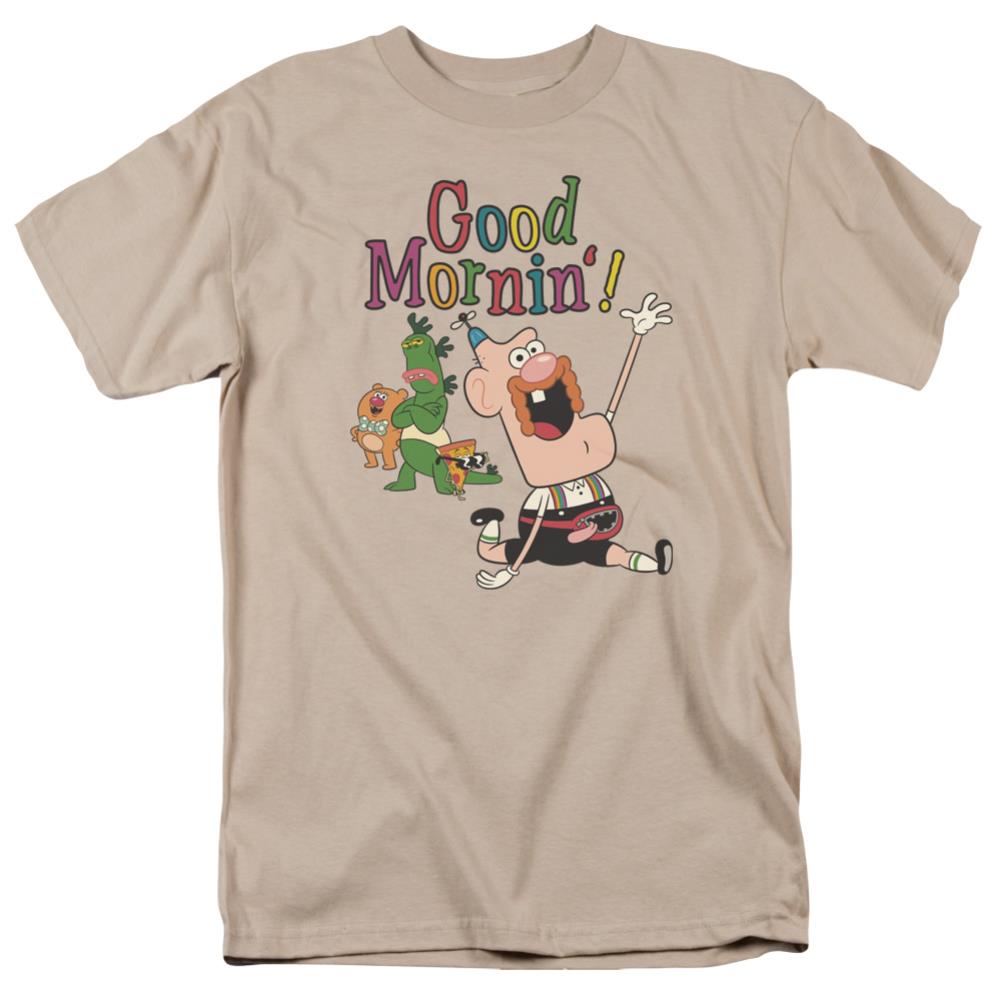 Uncle Grandpa Good Mornin Men's 18/1 Cotton Short-Sleeve T-Shirt