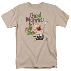 Uncle Grandpa Good Mornin Men's 18/1 Cotton Short-Sleeve T-Shirt