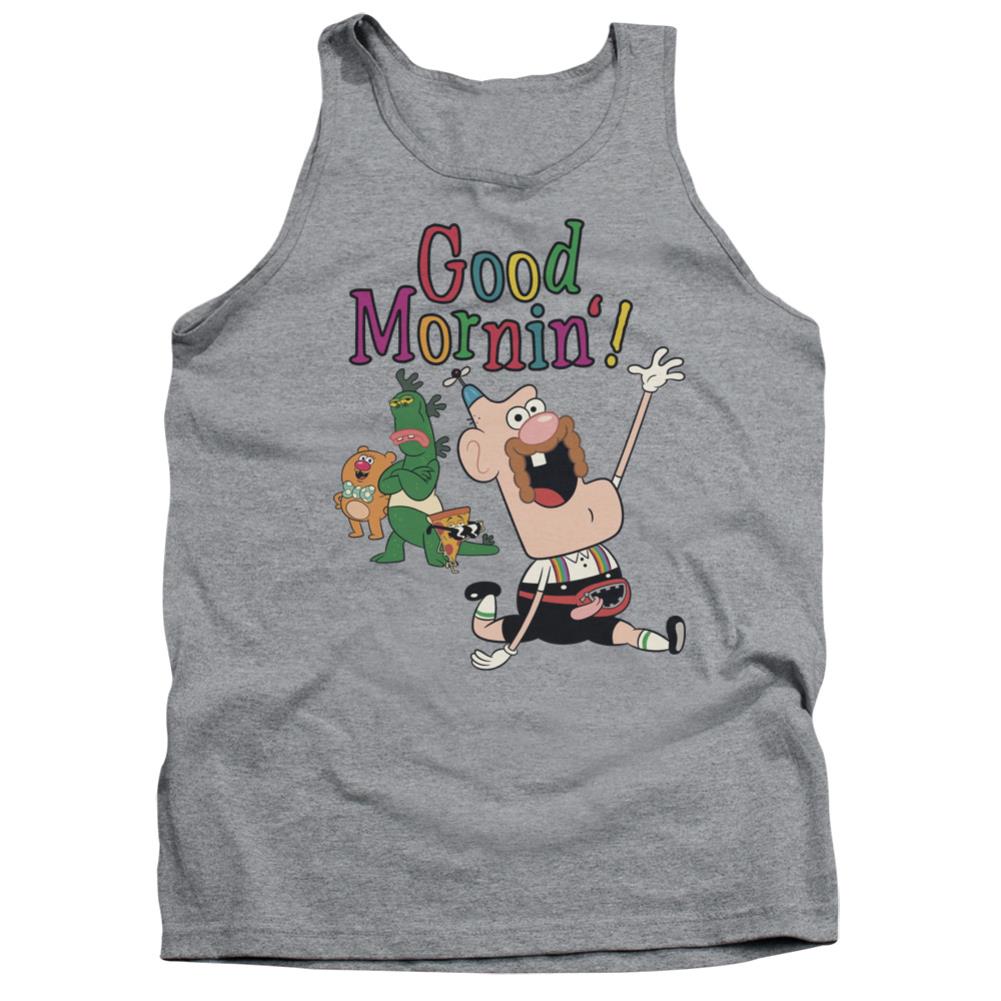 Uncle Grandpa Good Mornin Men's 18/1 Cotton Tank Top