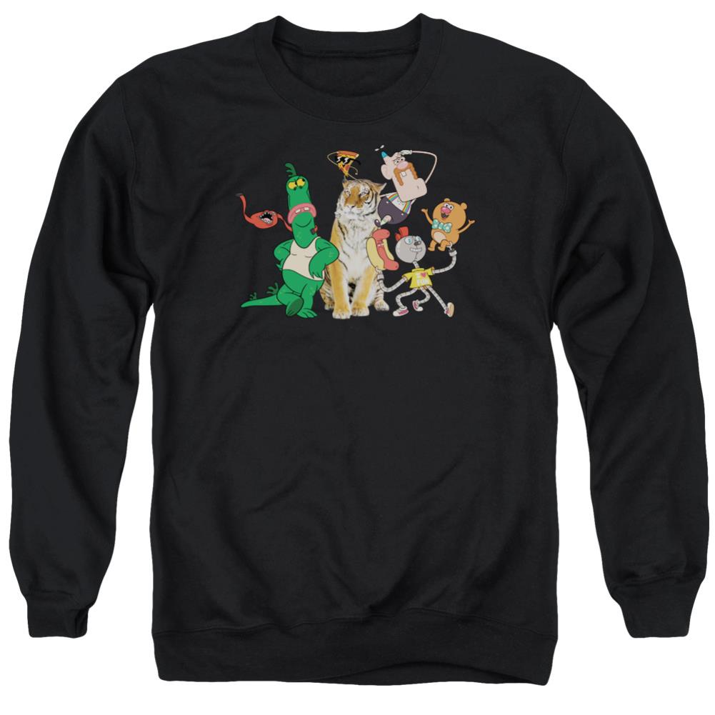 Uncle Grandpa Group Men's Crewneck 50 50 Poly Long-Sleeve T-Shirt