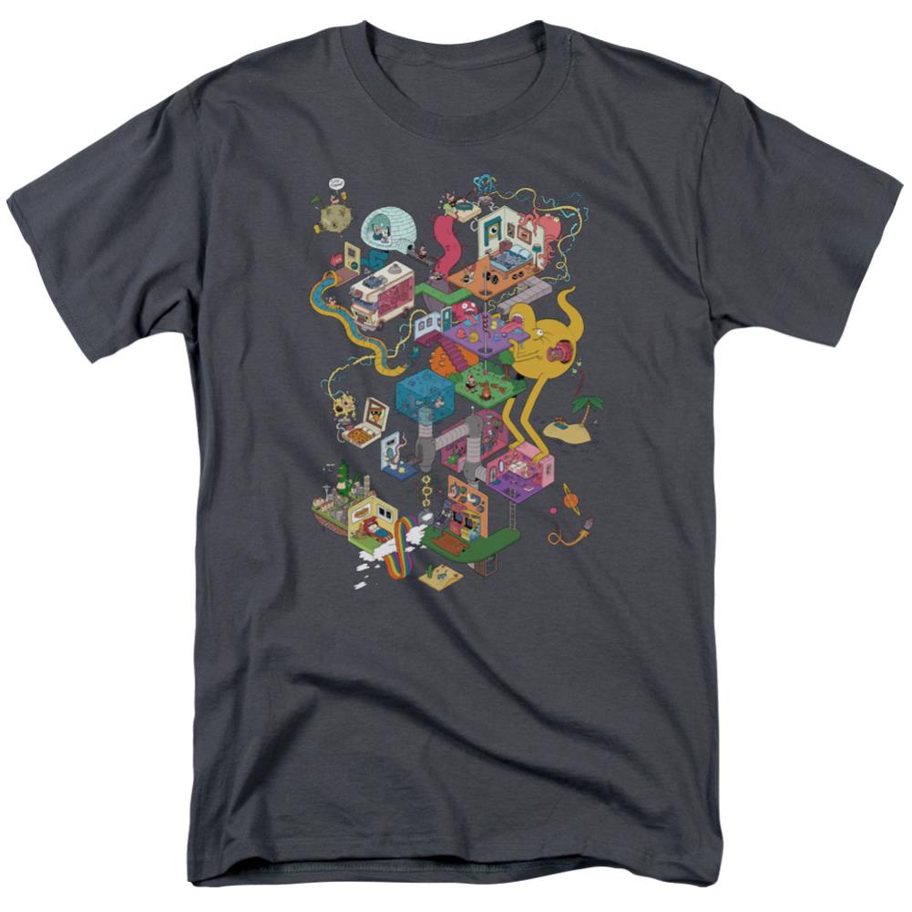 Uncle Grandpa Inside The Rv Men's 18/1 Cotton Short-Sleeve T-Shirt