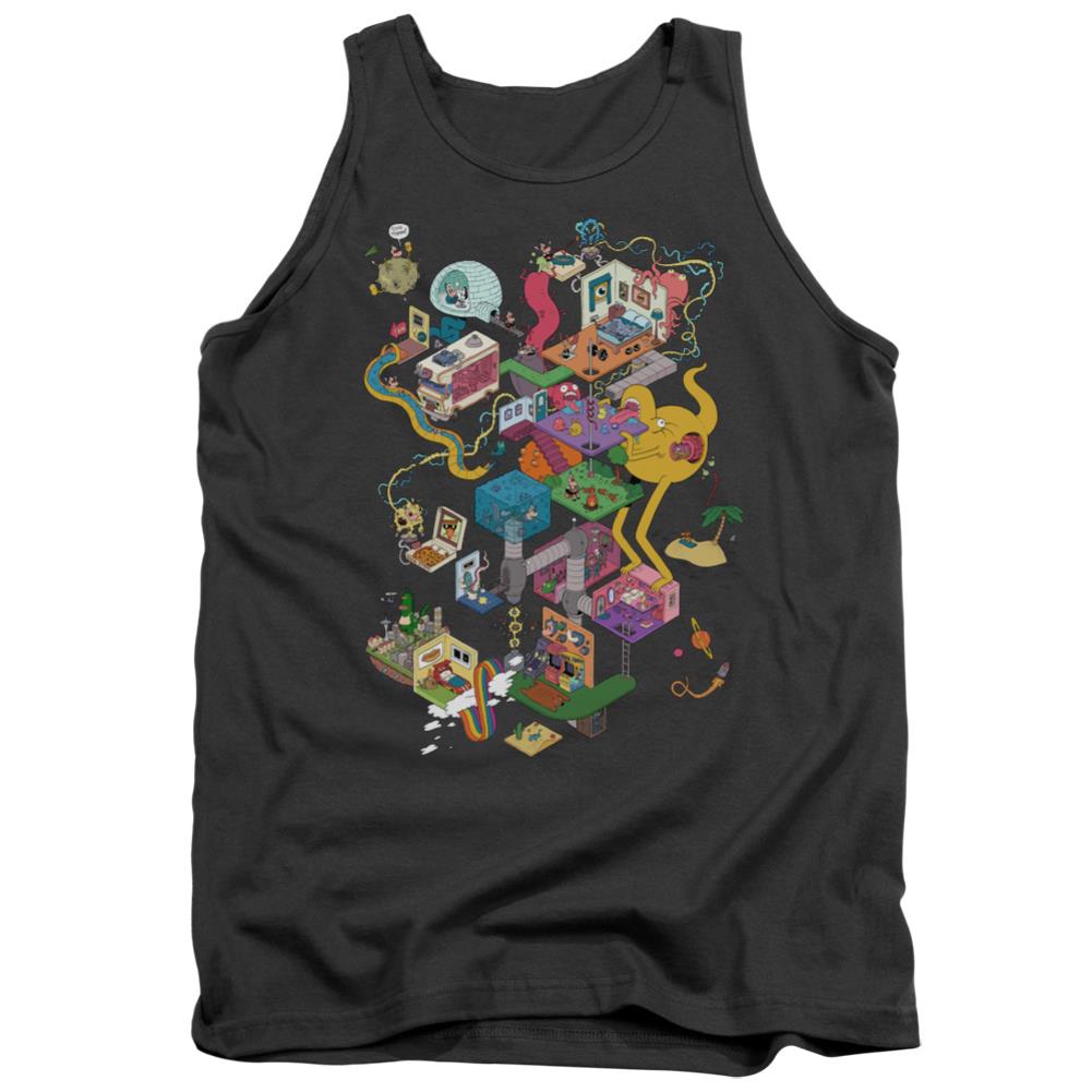 Uncle Grandpa Inside The Rv Men's 18/1 Cotton Tank Top