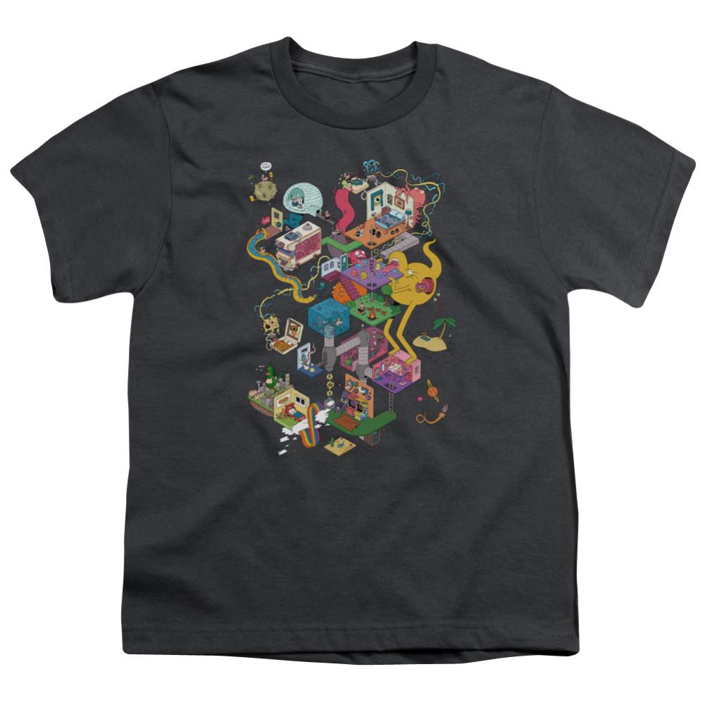 Uncle Grandpa Inside The Rv Youth 18/1 100% Cotton Short-Sleeve T-Shirt