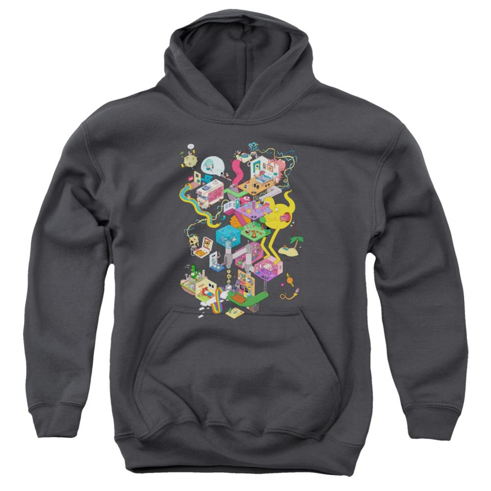 Uncle Grandpa Inside The Rv Youth Cotton Poly Pull-Over Hoodie