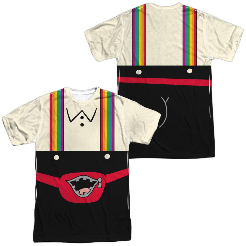 Uncle Grandpa Lederhosen (Front/Back Print) Men's Regular Fit Polyester Short-Sleeve T-Shirt