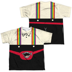 Uncle Grandpa Lederhosen (Front/Back Print) Youth Regular Fit Poly Short-Sleeve T-Shirt