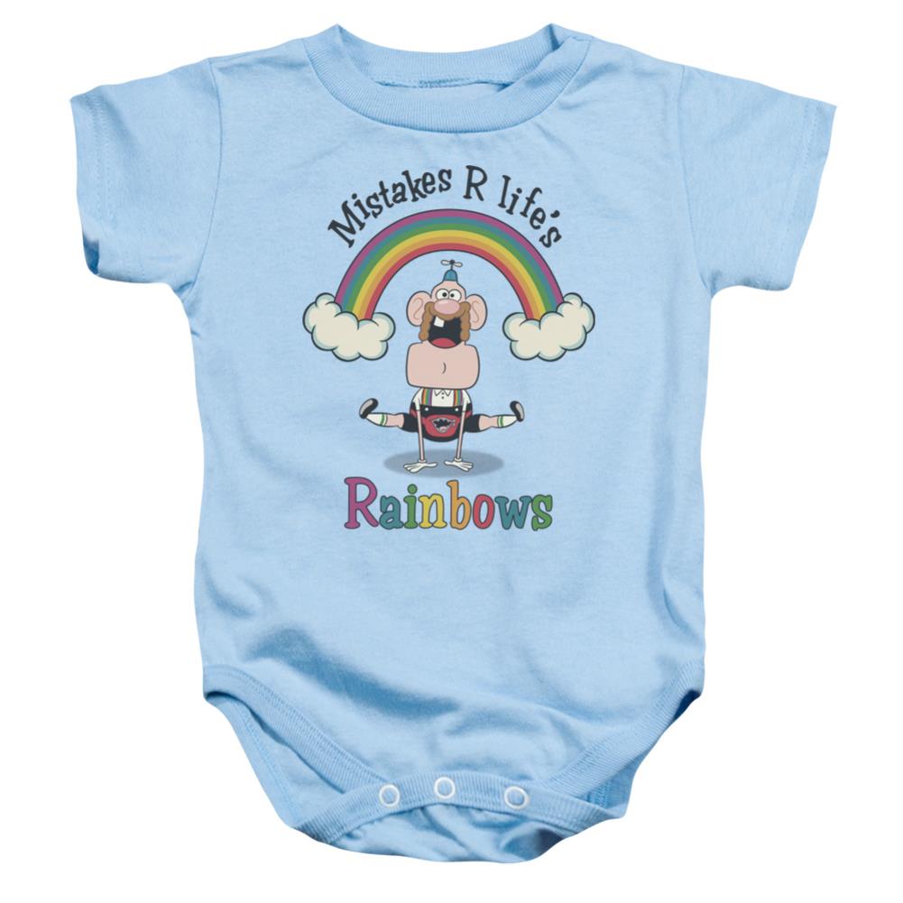Uncle Grandpa Lifes Rainbows Infant's Cotton SS Snapsuit