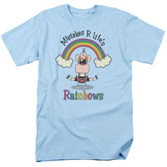 Uncle Grandpa Lifes Rainbows Men's 18/1 Cotton Short-Sleeve T-Shirt