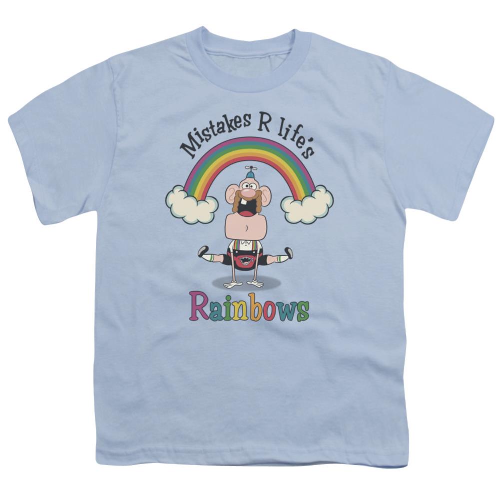 Uncle Grandpa Lifes Rainbows Youth 18/1 100% Cotton Short-Sleeve T-Shirt