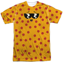 Uncle Grandpa Pizza Face Men's Regular Fit Polyester Short-Sleeve T-Shirt