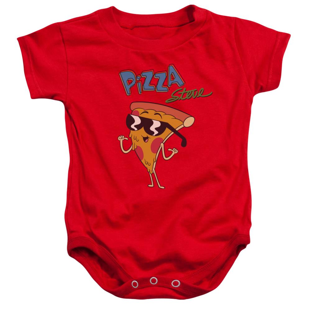 Uncle Grandpa Pizza Steve Infant's Cotton SS Snapsuit