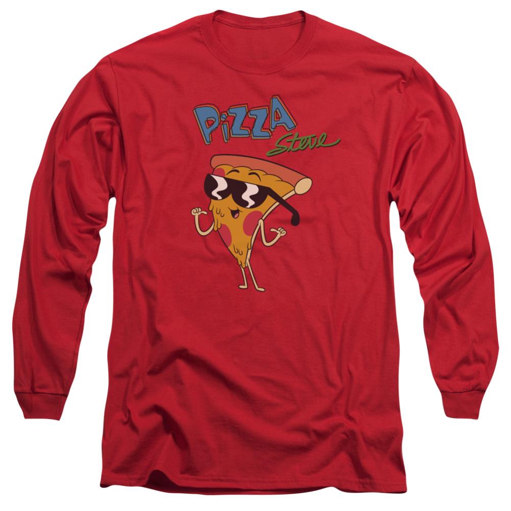 Uncle Grandpa Pizza Steve Men's 18/1 Cotton Long-Sleeve T-Shirt