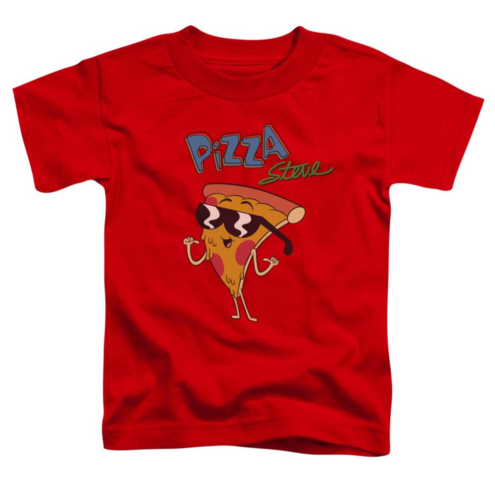 Uncle Grandpa Pizza Steve Toddler 18/1 Cotton Short-Sleeve T-Shirt