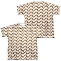 Uncle Grandpa Pizzas (Front/Back Print) Youth Regular Fit Poly Short-Sleeve T-Shirt